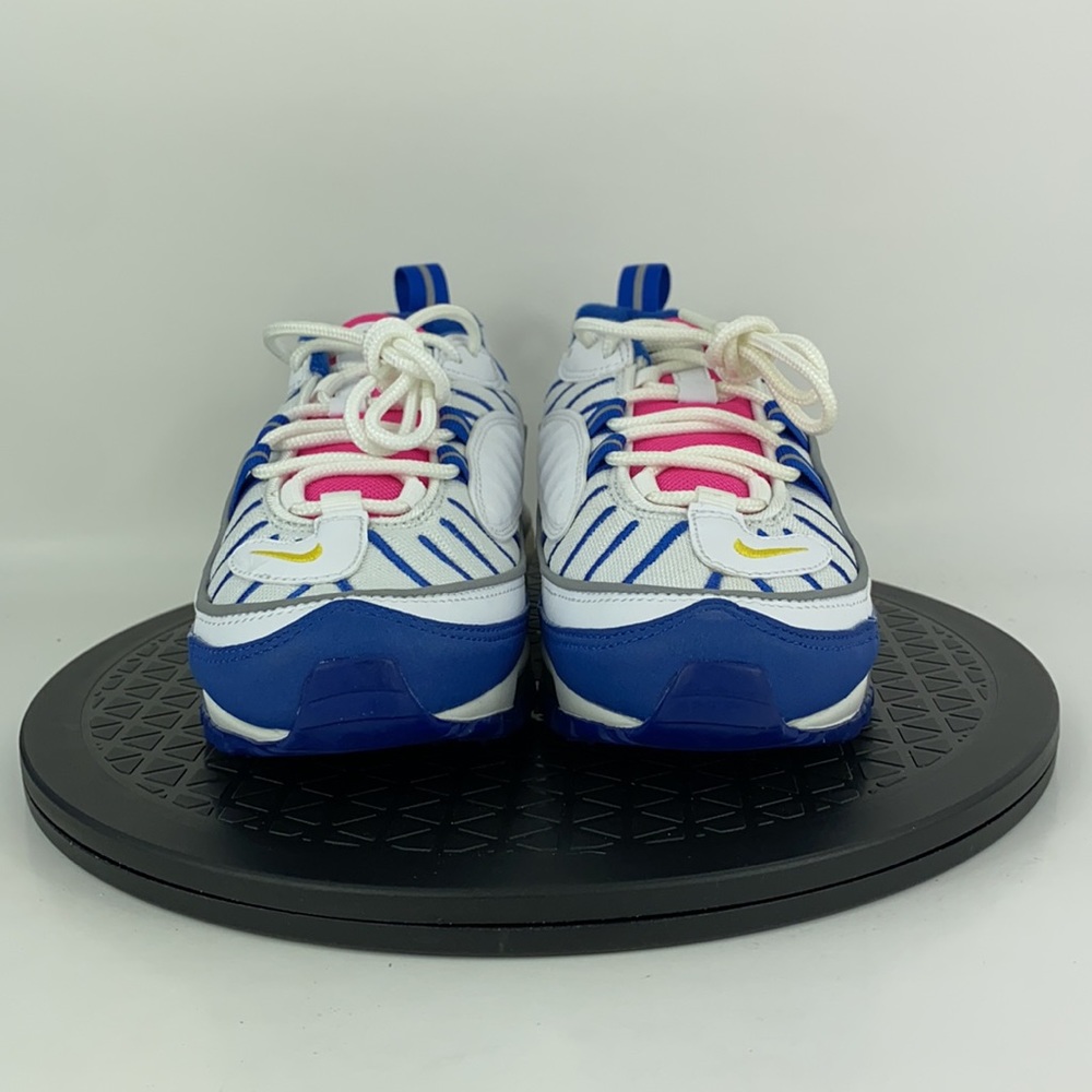 Nike Air Max 98 GS White/Blue Athletic Running Shoes BV4872-101 Women's Size 5.5 - Picture 2 of 12